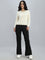 Black Suede Bell Bottom