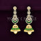 Zirconia Jhumka Earrings 89509