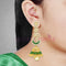 Zirconia Jhumka Earrings 89509