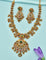 Designer Matt Zirconia Necklace Set