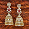 Zirconia Jhumka Earrings 90367