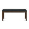 Adrian 6 Seater Dining Bench (Dark Walnut)