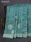 Banarasi silk saree pastel blue shade with allover zari weaves and zari woven border