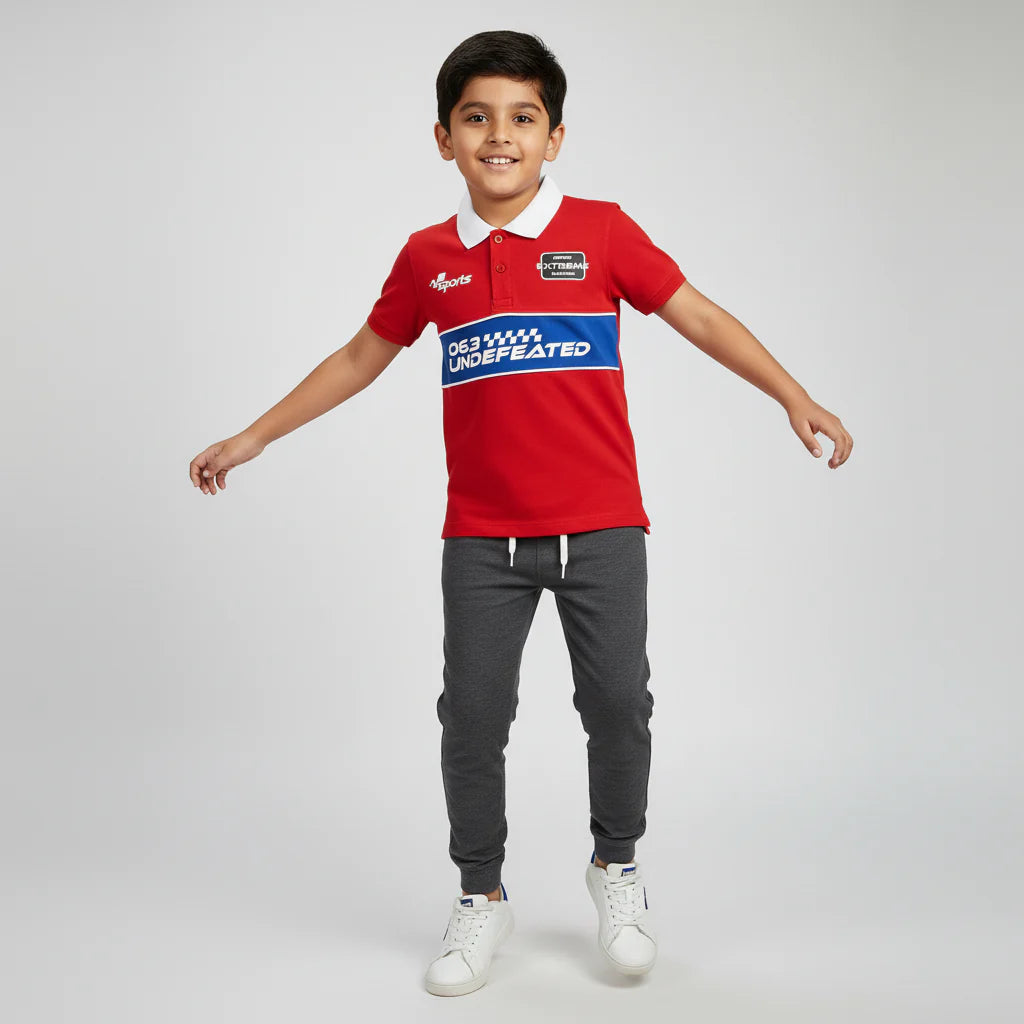 Boys Cotton Polo T-Shirt