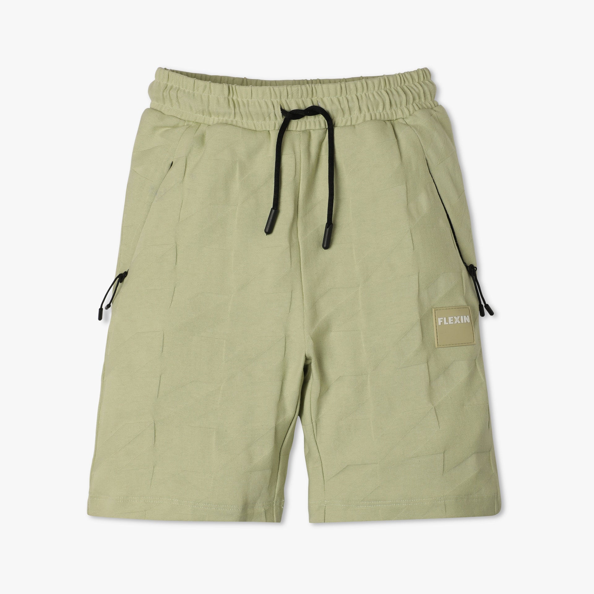 Boys Knee Length Zipper Pocket Shorts