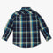 Boys Cotton Checkered Shirt