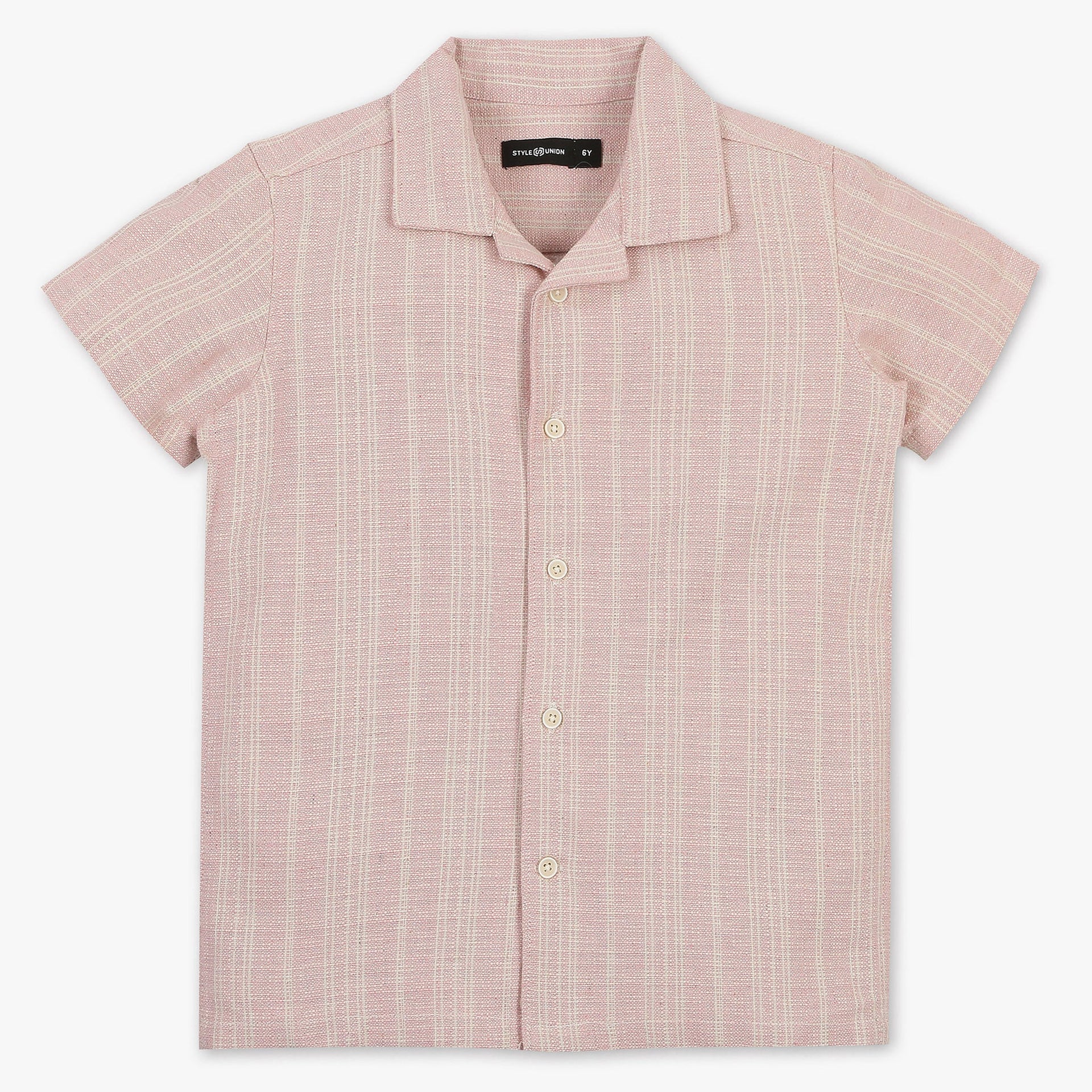 Boys Cotton Striped Shirt