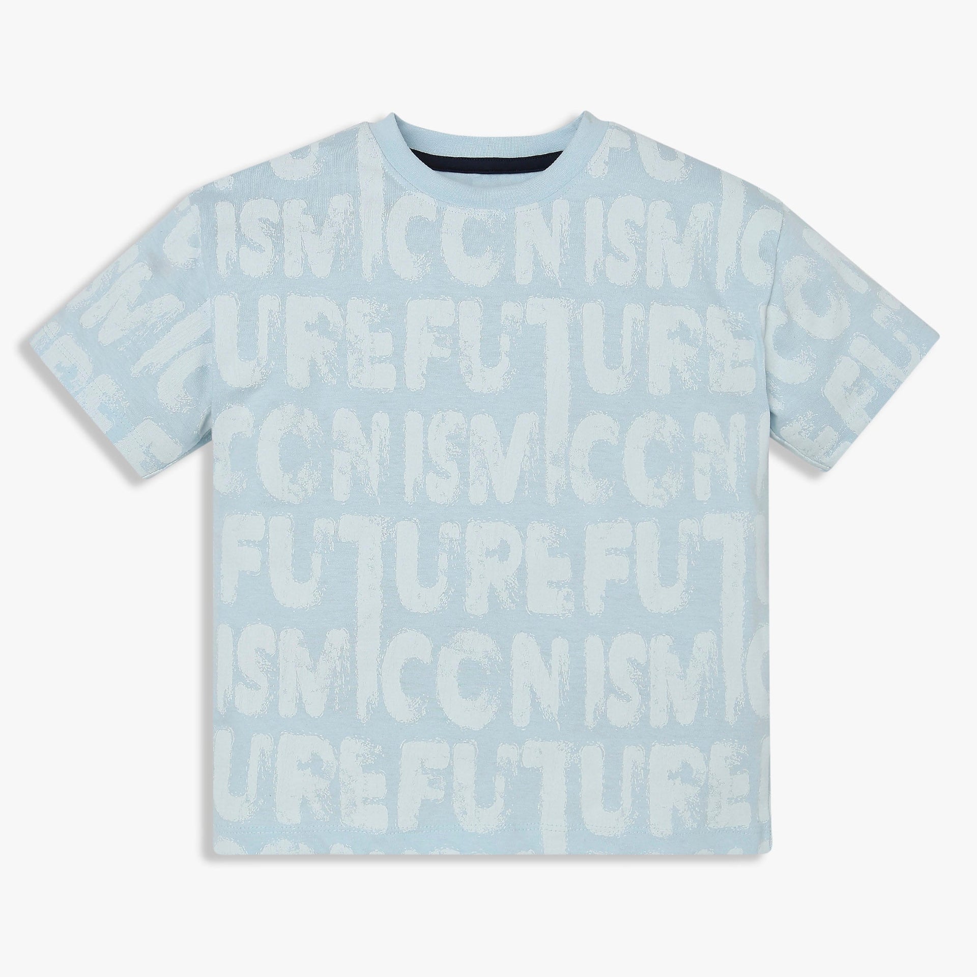 Boys Cotton Crew Neck Weekend T-Shirt