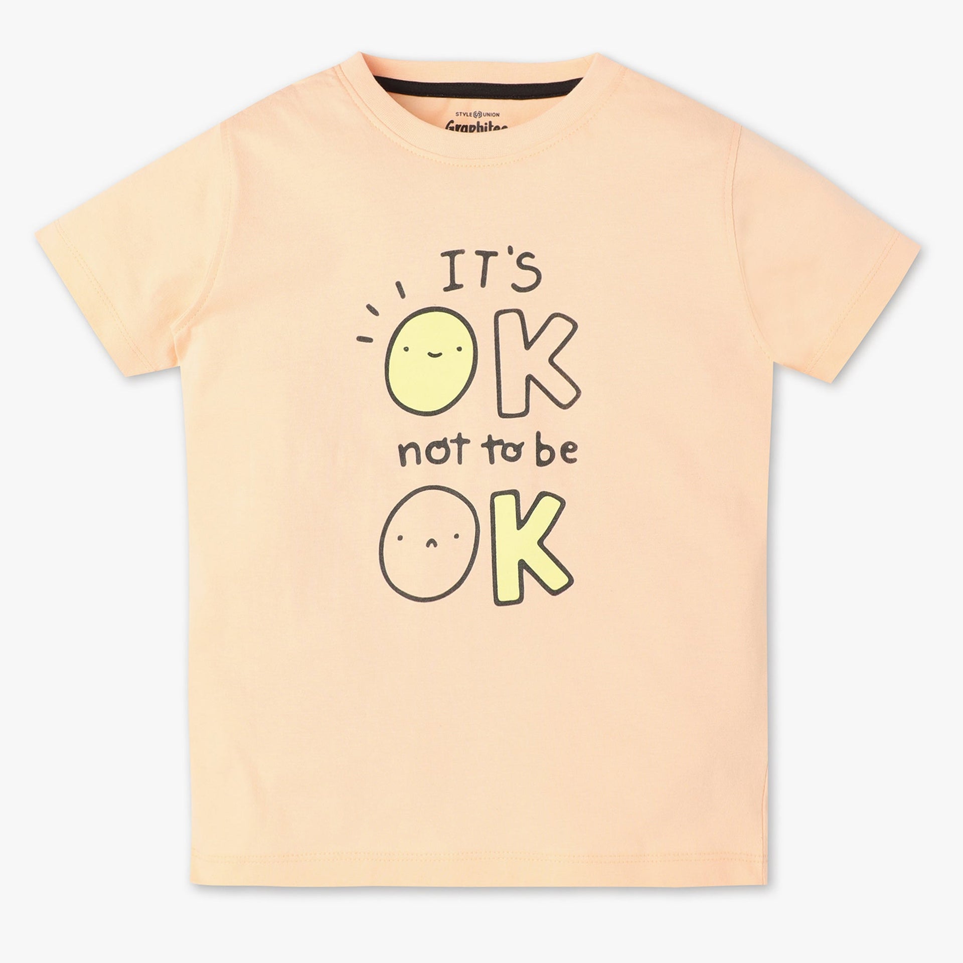 Boys Graphic Crew Neck Half Sleeve T-Shirt