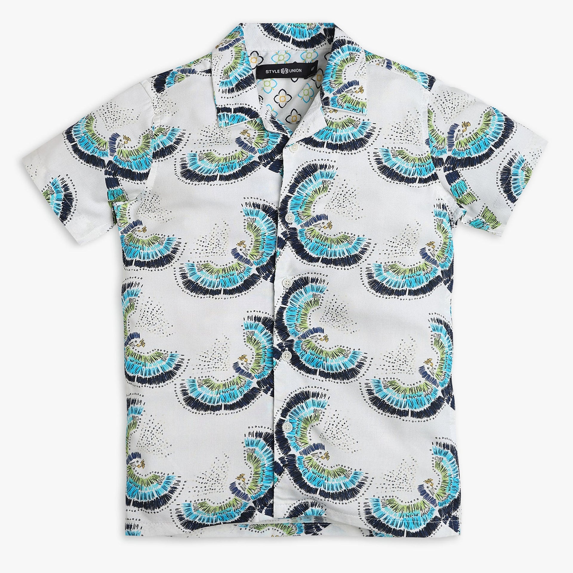 Boys Regular Fit Printed Shirt