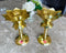 Brass Lotus stand diya, Brass Kamal Diya, Brass Oil lamp, Gift Item ( Set of 2 Pcs )