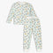 All Over Print Coton T-Shirt with Track Pant Sleepwear Set