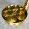 Brass Masala Box handcrafted, Spice Container with 7 Compartments, Gift Item. 7 Inches