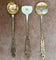 Brass Cooking Spoon Set, Cooking ladle, Brass ladle Spoon Set of 3.