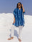 Galaxy Dabu Indigo Shirt Kurta / Dress