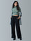 Black Fleece Wide Pant