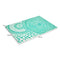 Abstract Printed MDF Table Placemat (Seagreen)