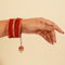 Bhaiya Bhabhi Rakhi Set (Red) (Set of 2)