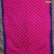 Bandhani saree pink and blue with allover bandhani prints and banarasi style border