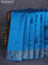 Chiniya silk saree cs blue with plain body and woven border