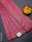 Banarasi semi silk saree pink with allover thread & zari weaves and woven border