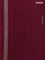 Banarasi semi silk saree maroon with allover thread & zari weaves and woven border