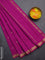Arani semi silk saree purple with rudhraksha & paisley zari woven buttas and zari woven border