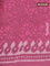Jaipur cotton saree mauve pink with allover prints and printed border