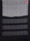 Ikat cotton saree grey and black with allover ikat weaves and simple border
