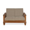 Elena 2 Seater Fabric Sofa- New Wenge