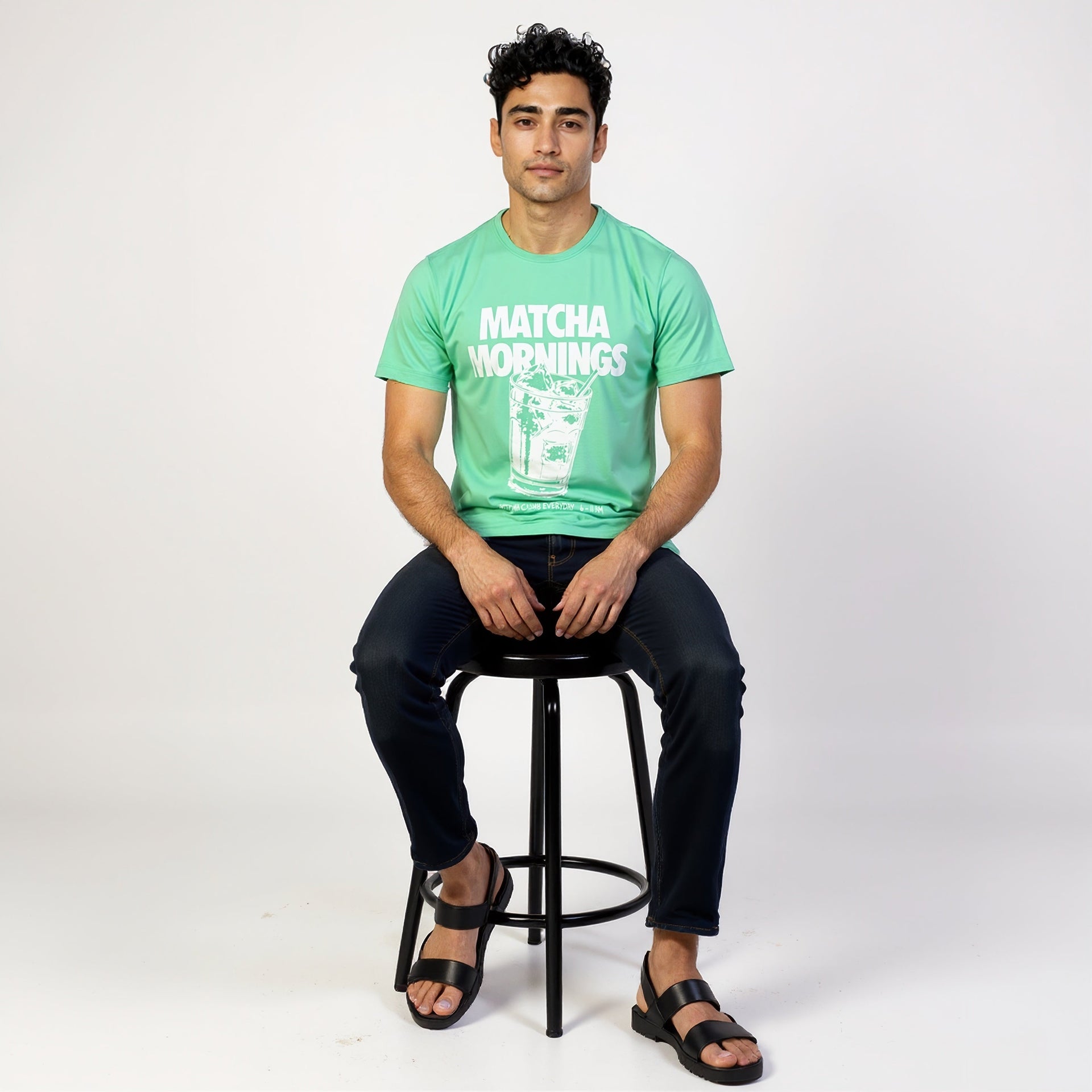 Cotton Crew Neck Graphitee