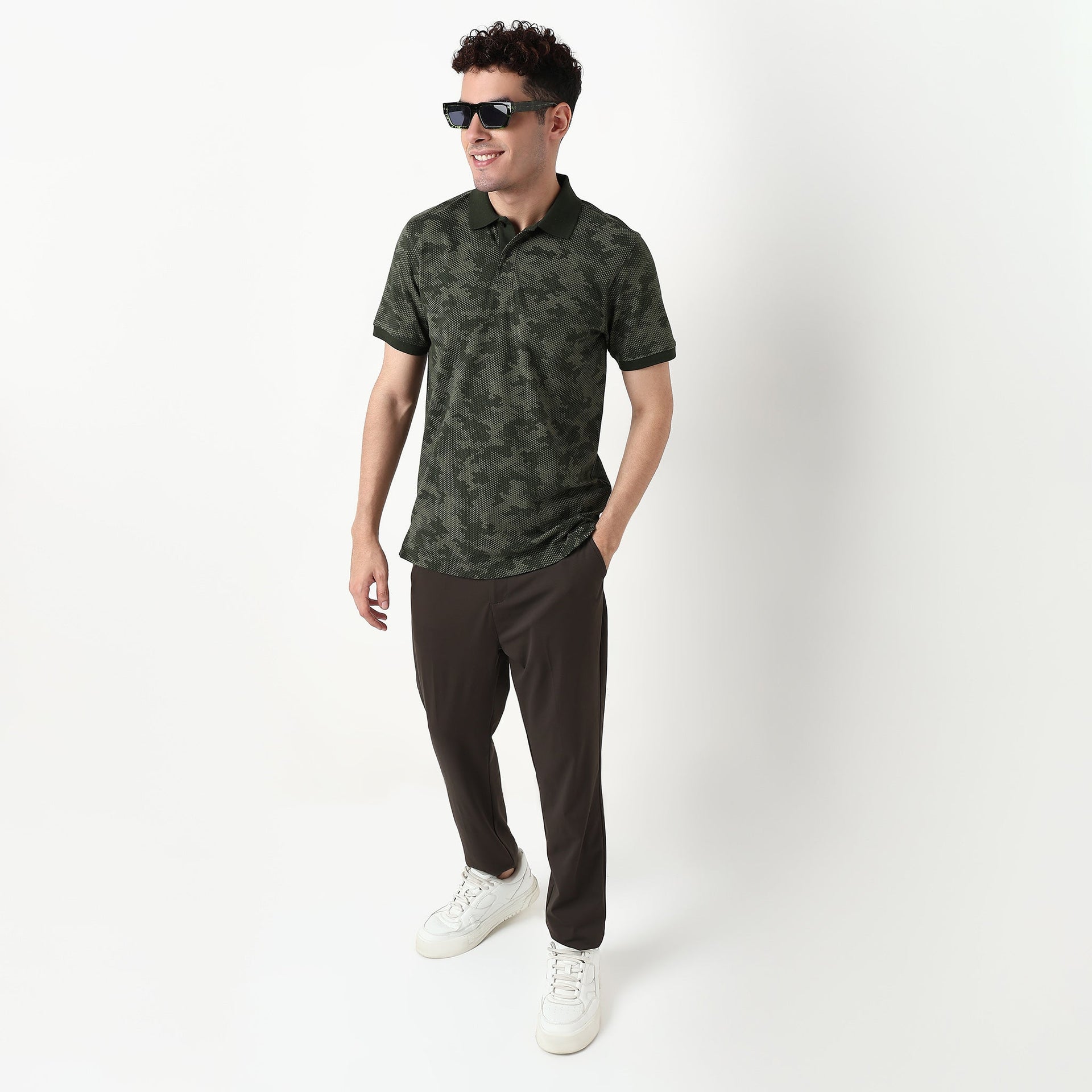 All Over Print Impression Polo T-Shirt