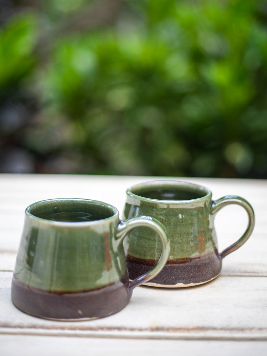 Set of 2 - Emerald Coffee Mug