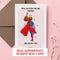 Supermom Cape Card