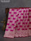Banarasi uppada silk saree pink with allover zari woven brocade weaves and zari woven border