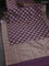 Banarasi uppada silk saree mild purple with allover zari woven butta weaves and zari woven border