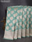 Banarasi uppada silk saree pastel green with allover zari woven butta weaves and zari woven border