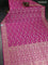 Banarasi tissue silk saree pink with allover zari woven brocade weaves and zari woven border