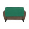 2 Seater Reversible Sofa Cover 179 cm x 223 cm (Emerald & Light Green)