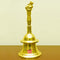 Brass Pooja bell, Brass pooja hand bell, Pooja Bell Online, Brass Hand Bell (Height 3 Inches)