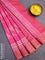 Bhagalpuri saree pink with butta prints and zari woven border