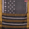 Bhagalpuri saree black with allover butta prints and zari woven border