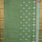 Bhagalpuri saree green with allover butta prints and zari woven border