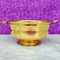 Brass Gangal and Flower Pot, Brass Decorative Puja Bowl (Dia 7 Inches)