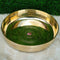 Kansa Thali for Dinner, Bronze Thali, Tableware Diameter 9 Inches