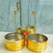 Brass Tiffin Box Set, Brass Lunch Box 3 Tier