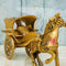 Brass Horse Cart, Antic Finish European Horse Cart, Decorative Showpiece, Brass Cart