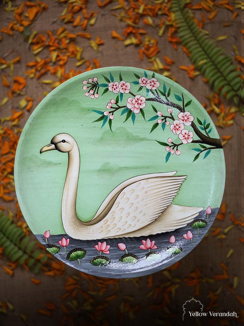 Pichwai Handpainted Wall Plate - 10