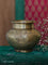 Vintage Brass Carving Pot