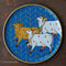 Pichwai Handpainted Wall Plate - 10"